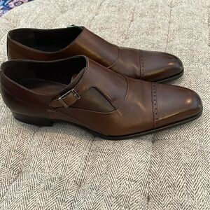 Men's Brown Leather Dress Shoes